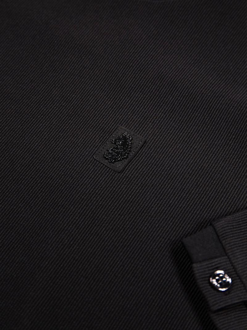 Keswick Ribbed Modal T-shirt - Black
