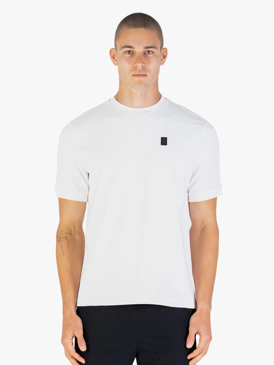 Keswick Ribbed Modal T-shirt - White