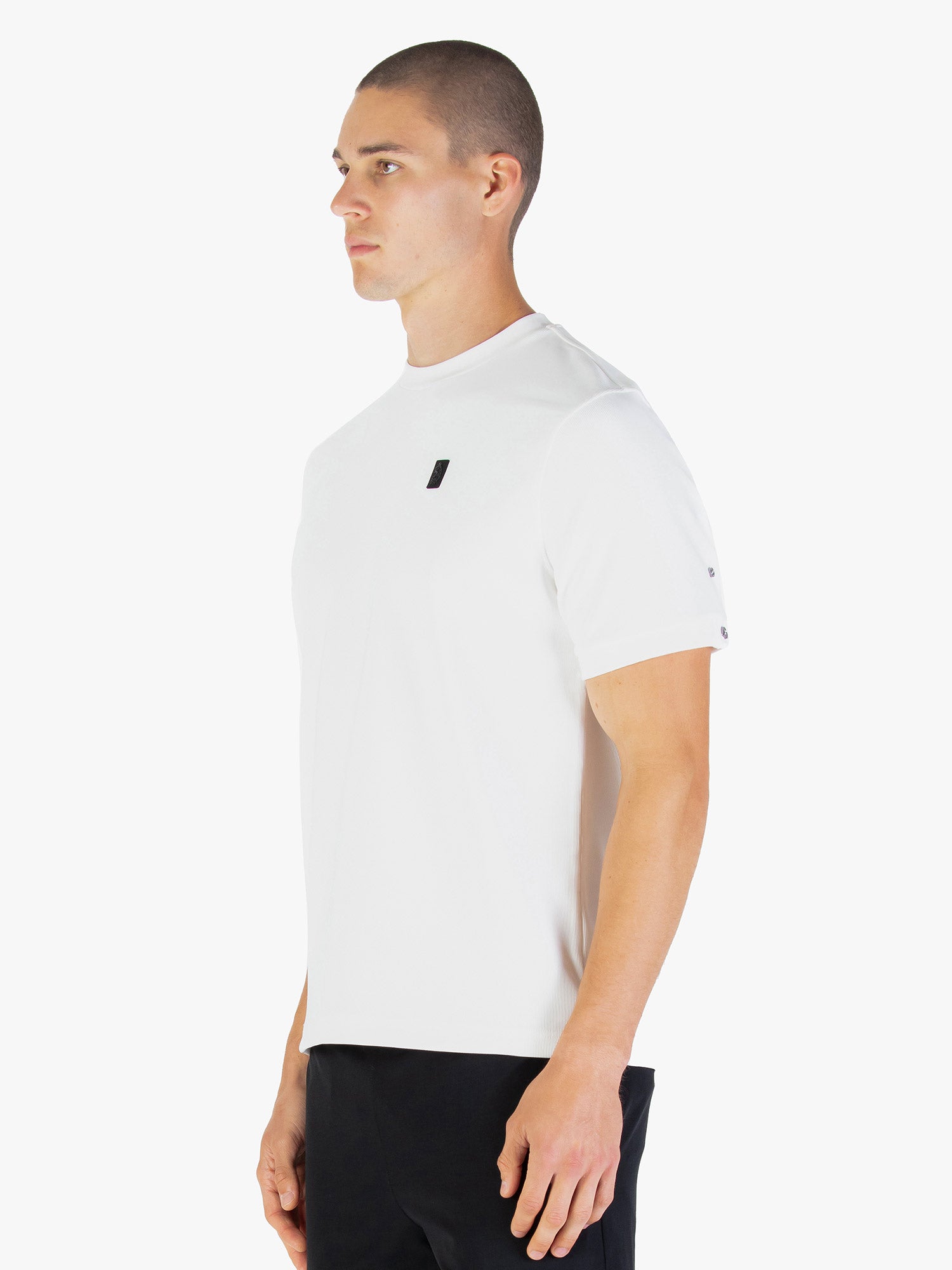 KESWICK RIB DETAIL CREW T-SHIRT