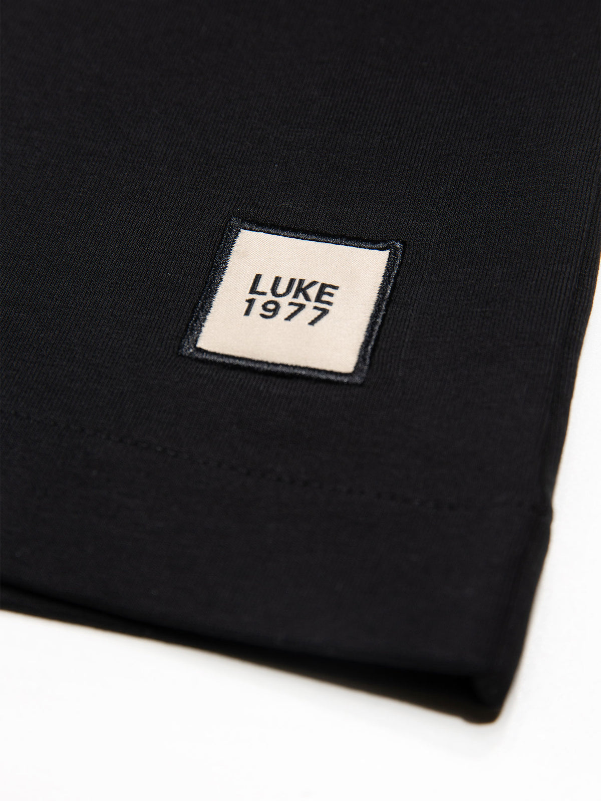 Men's black t-shirt with crew neck and short sleeves - detail view 2.