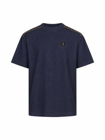 Glen Relaxed Fit T-shirt - Navy