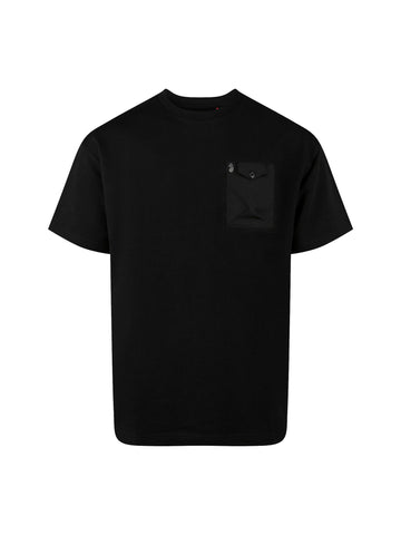 Putney 1000 Cotton Pocket Detail T-Shirt - Black