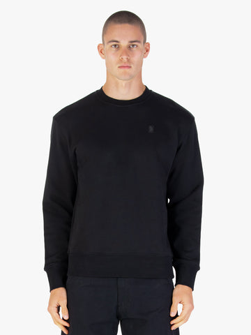 Parker Crew Neck Sweatshirt - Black