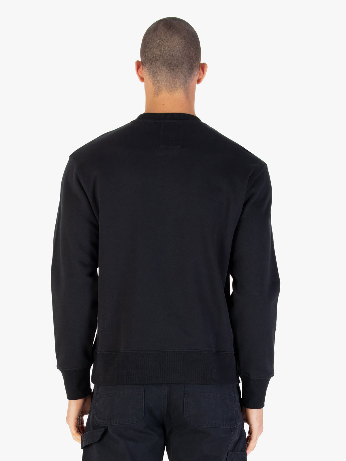 Parker Crew Neck Sweatshirt - Black