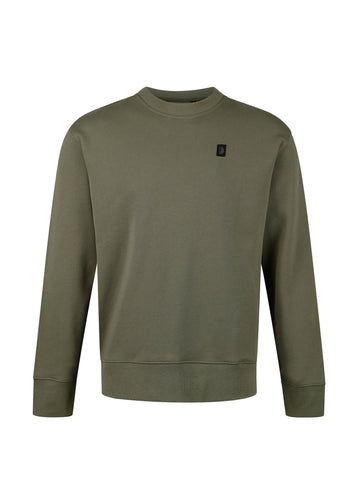 Men's green sweatshirt.
