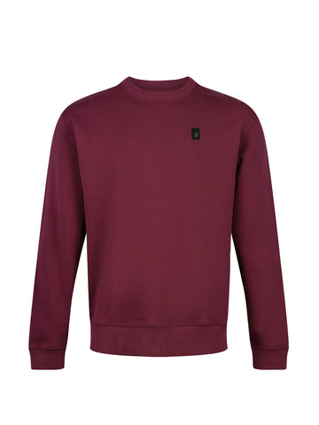 Men's red sweatshirt.