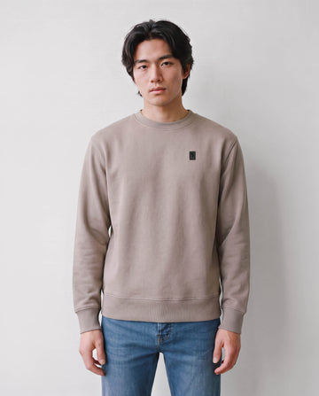 Parker Crew Neck Sweatshirt - Stone