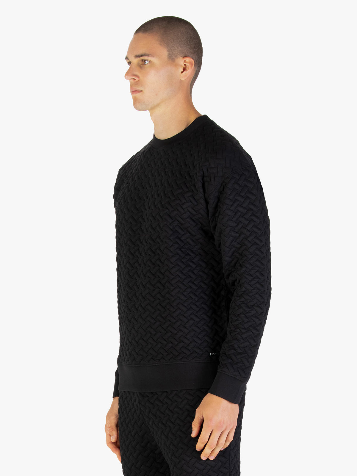 Men's black sweatshirt.