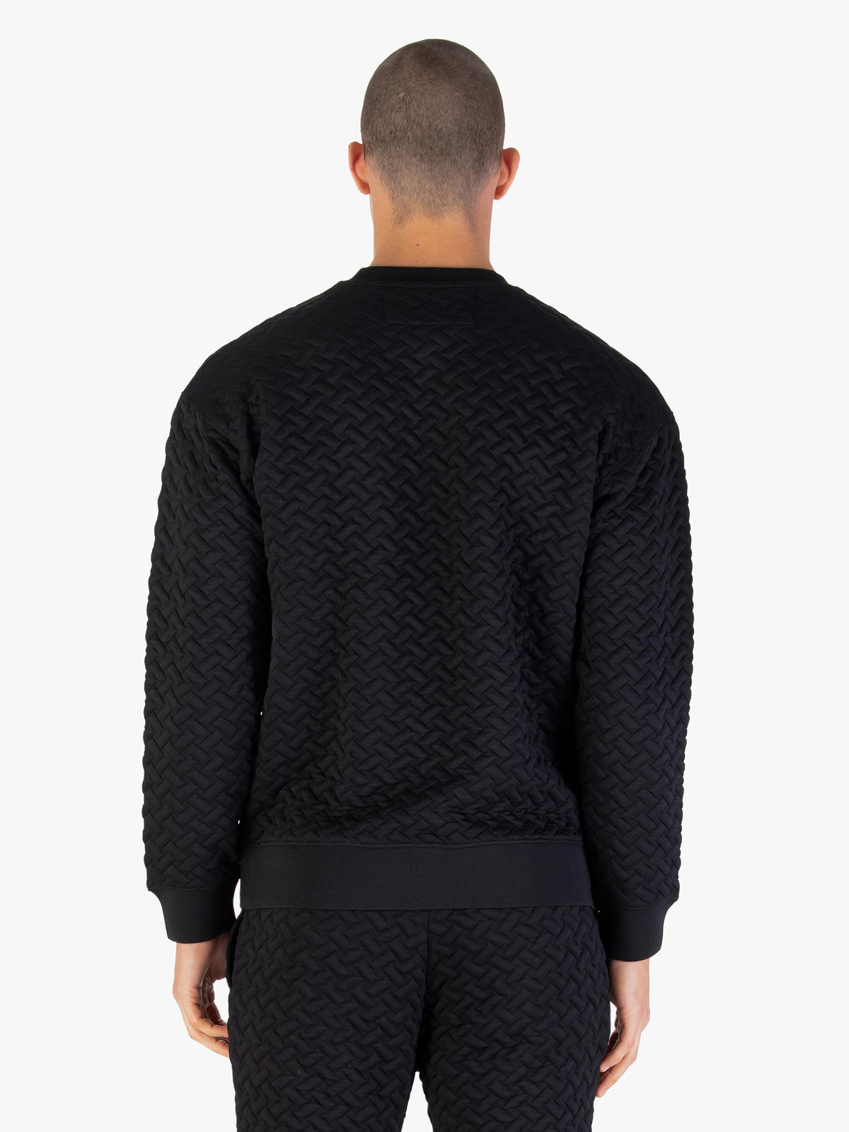 Men's black sweatshirt.
