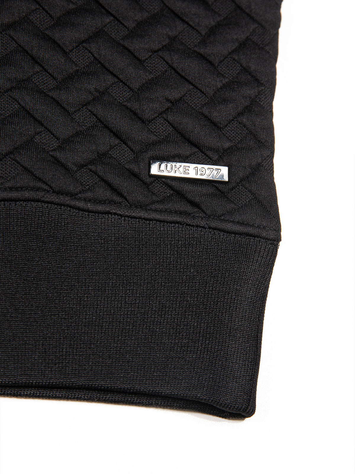 Men's black sweatshirt.