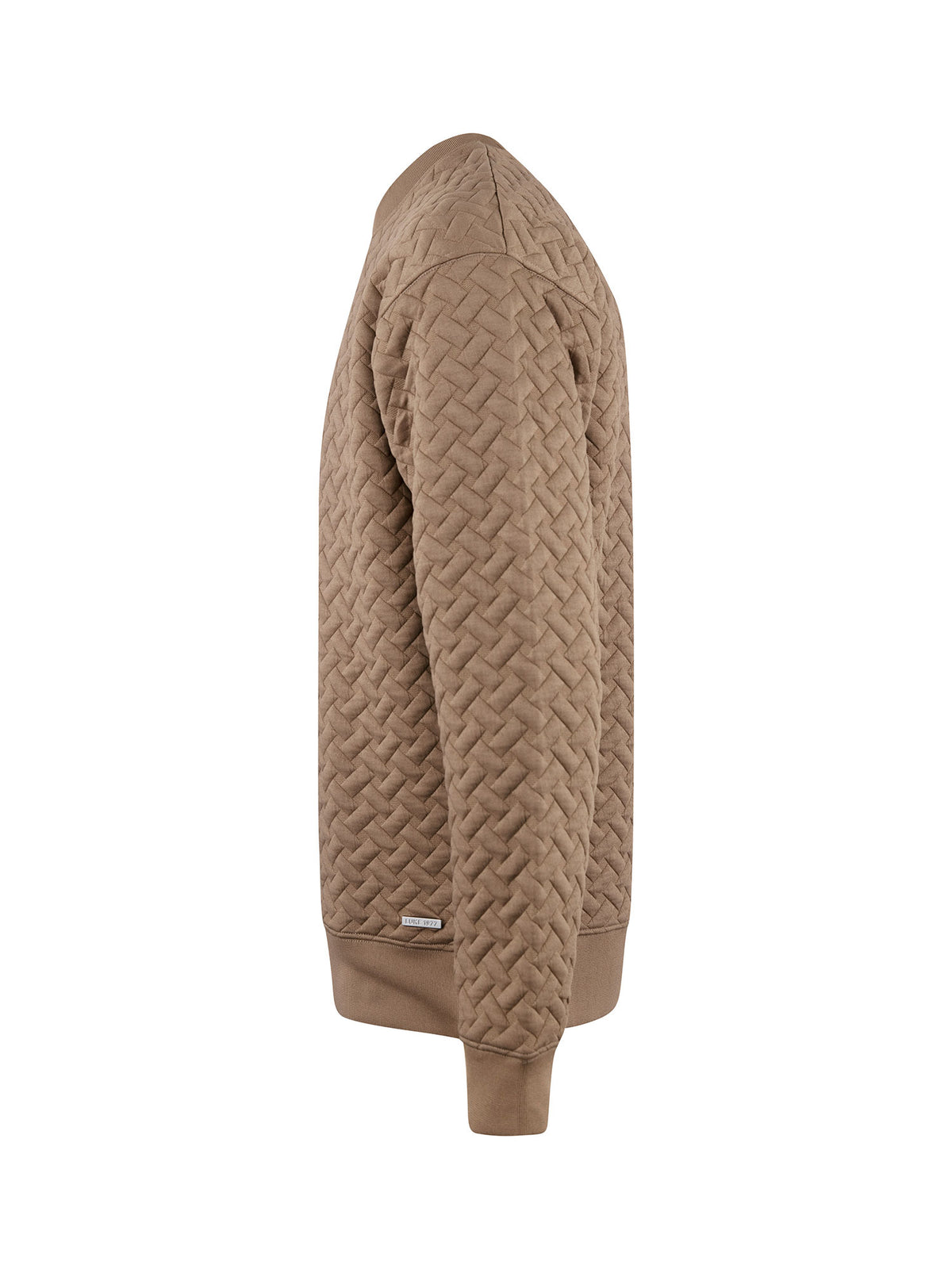 Men's brown sweatshirt.