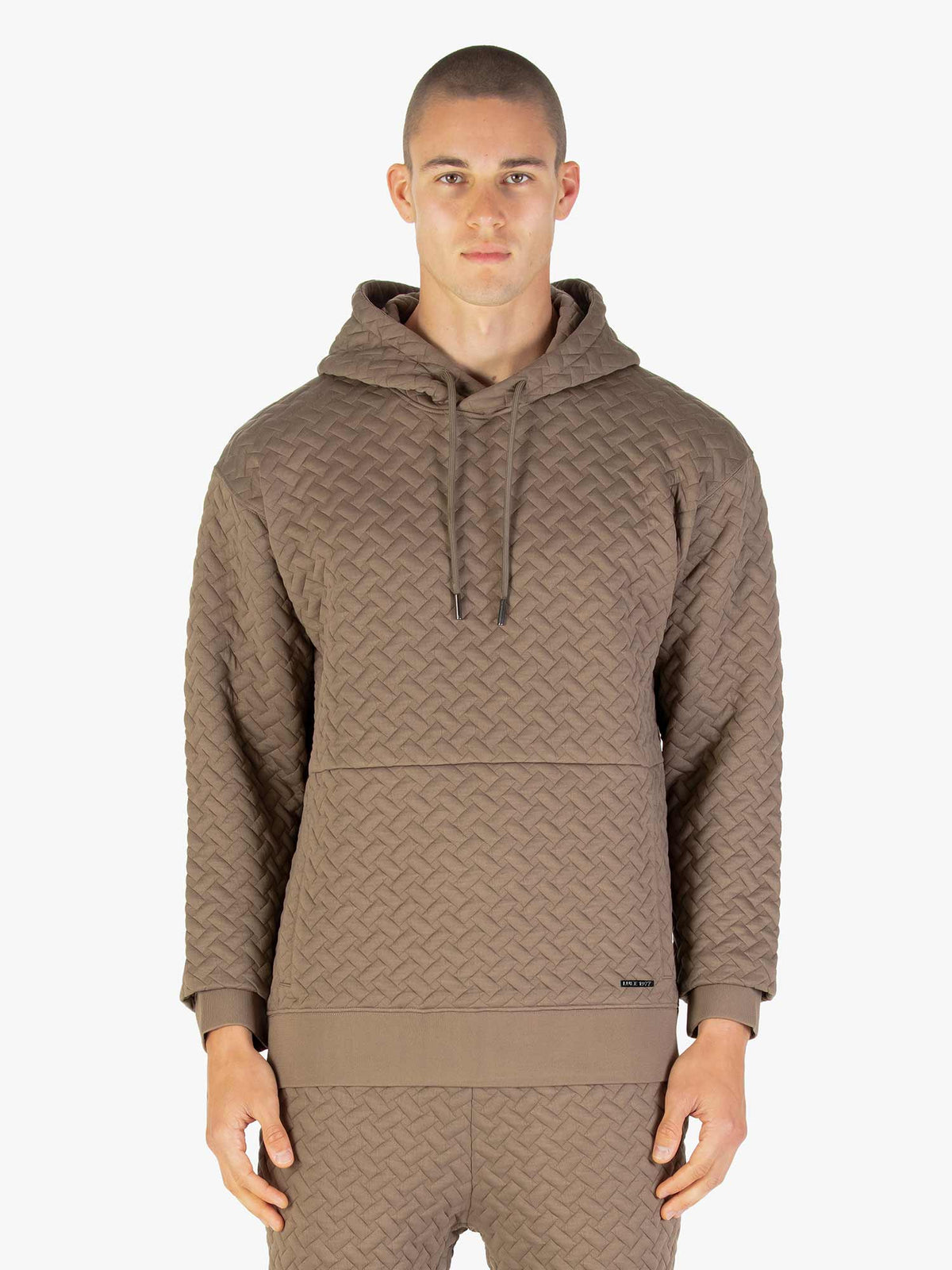 MELROSE TEXTURED OVERSIZED HOODIE