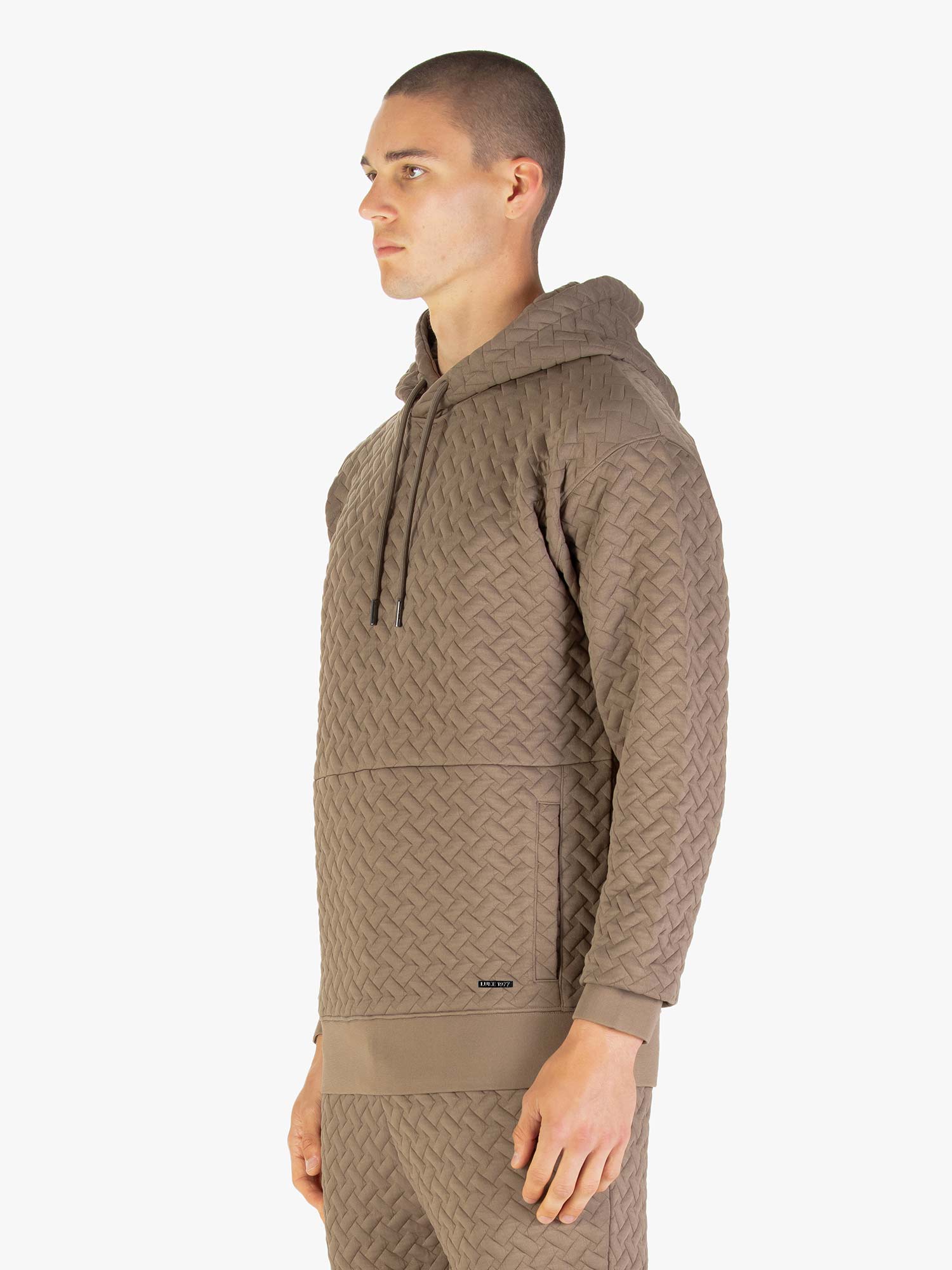 MELROSE TEXTURED OVERSIZE HOODIE