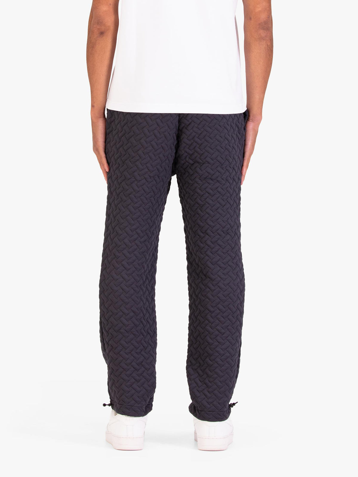 Men's grey joggers.