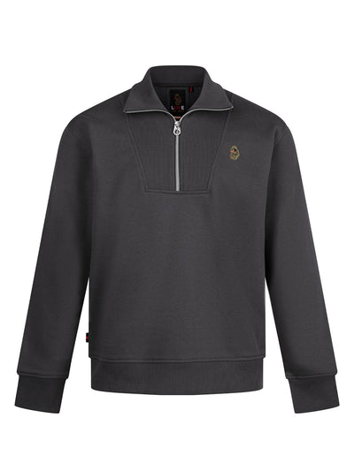 JAN JOSE QUARTER ZIP COLLAR SWEATSHIRT