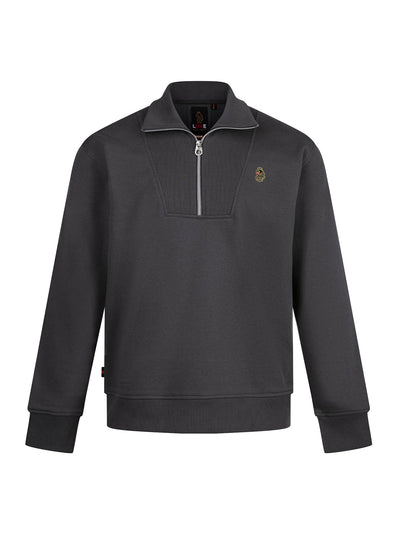 JAN JOSE QUARTER ZIP COLLAR SWEATSHIRT