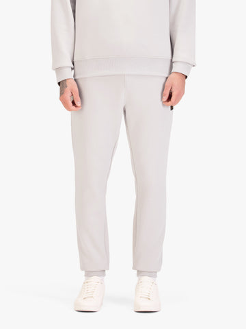 Makati Cotton Pique Joggers - Ice Grey