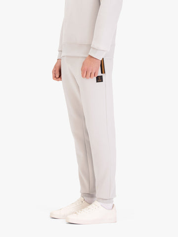 Makati Cotton Pique Joggers - Ice Grey