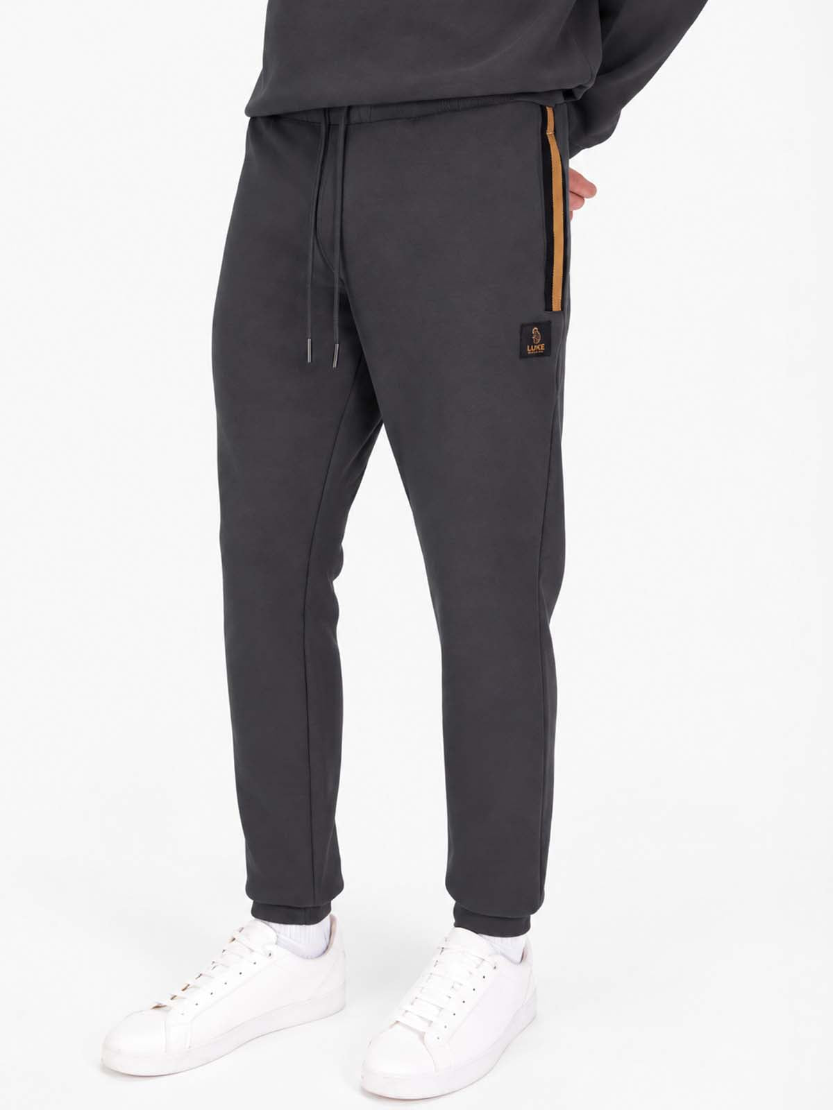 Makati Cotton Pique Joggers - Charcoal