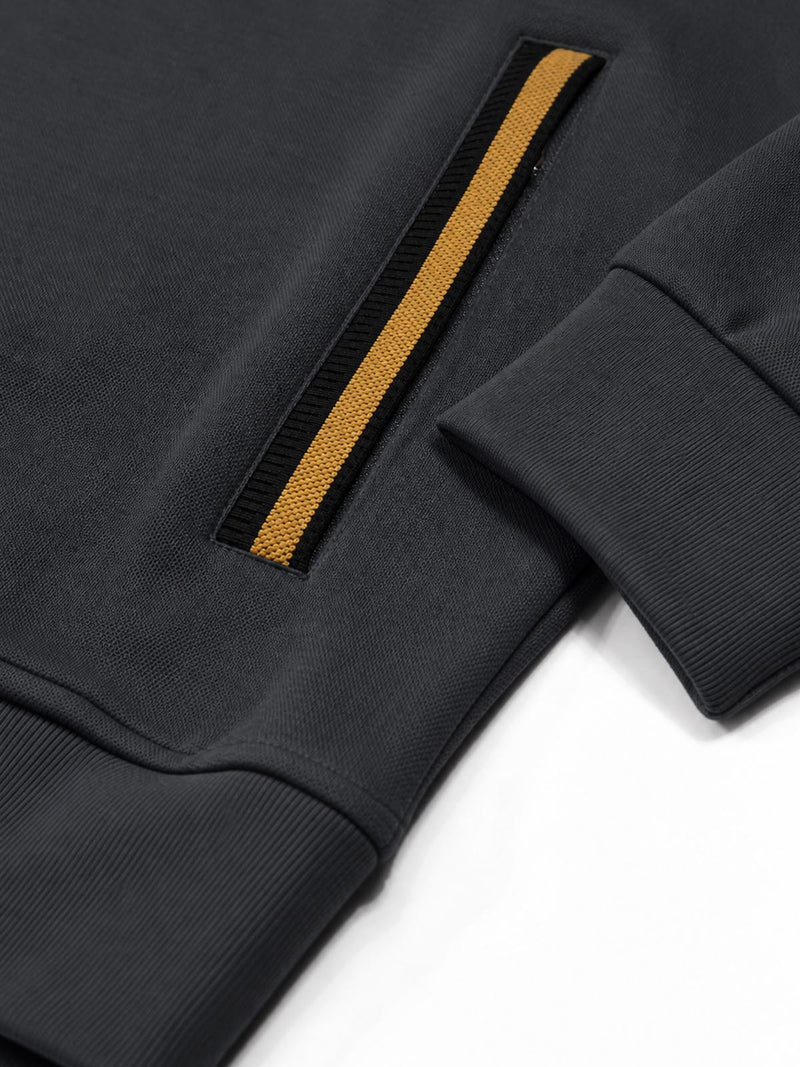 Makati Zip Through Hoodie - Charcoal