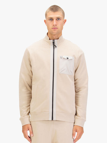 Men's beige sweatshirt.
