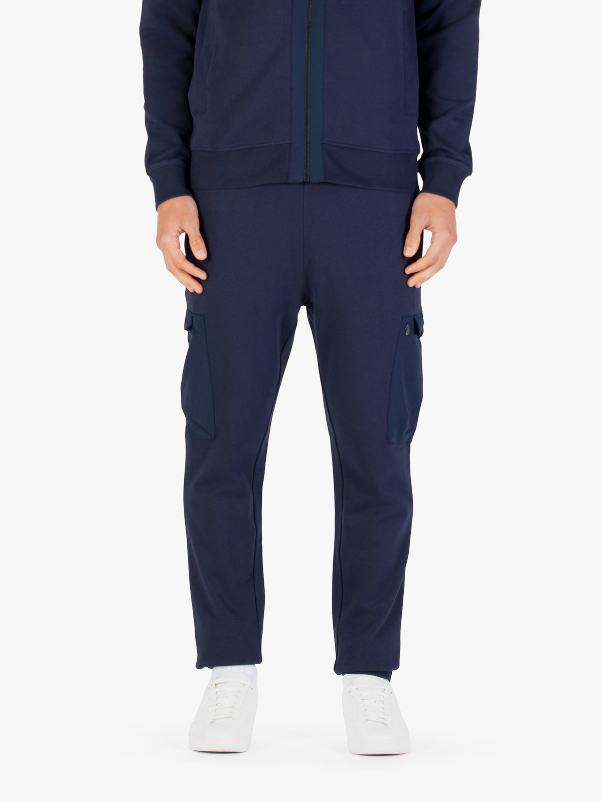 Ealing Cargo Pocket Joggers - Navy