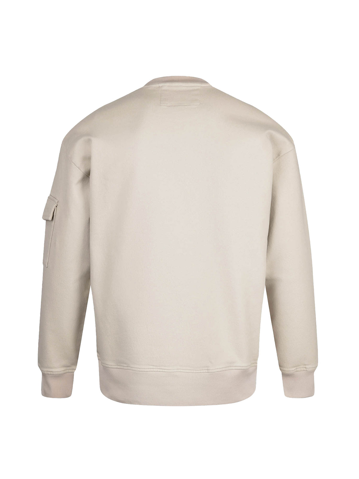 Men's beige sweatshirt.