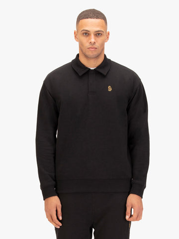 Men's black sweatshirt.