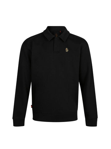 Men's black sweatshirt.