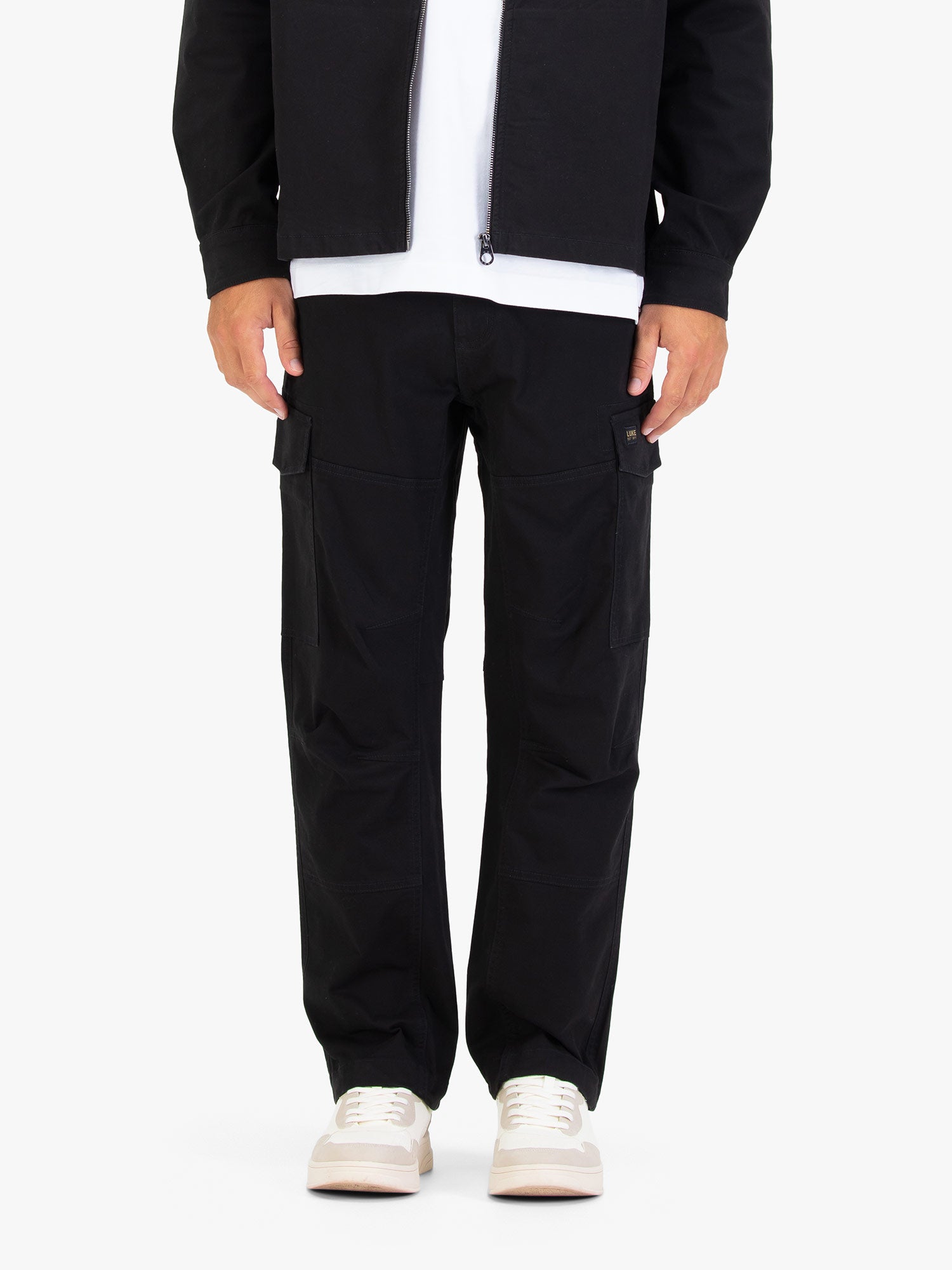 RELAXED PANAMA CARGO TROUSERS