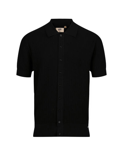 DALWOOD BUTTON THROUGH KNITTED POLO