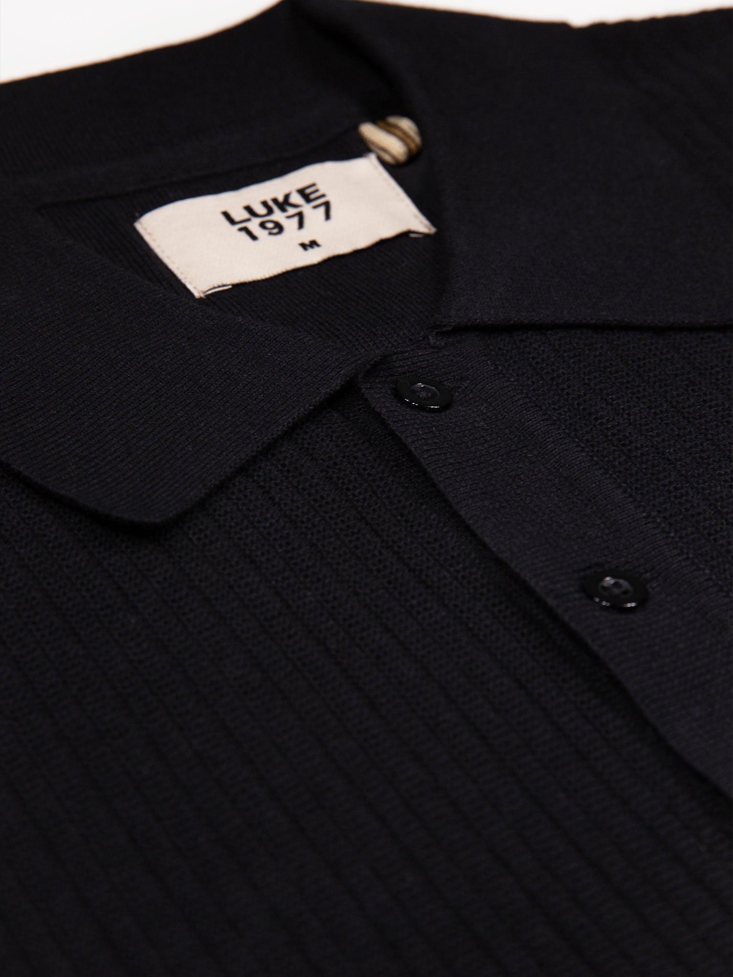 DALWOOD BUTTON THROUGH KNITTED POLO