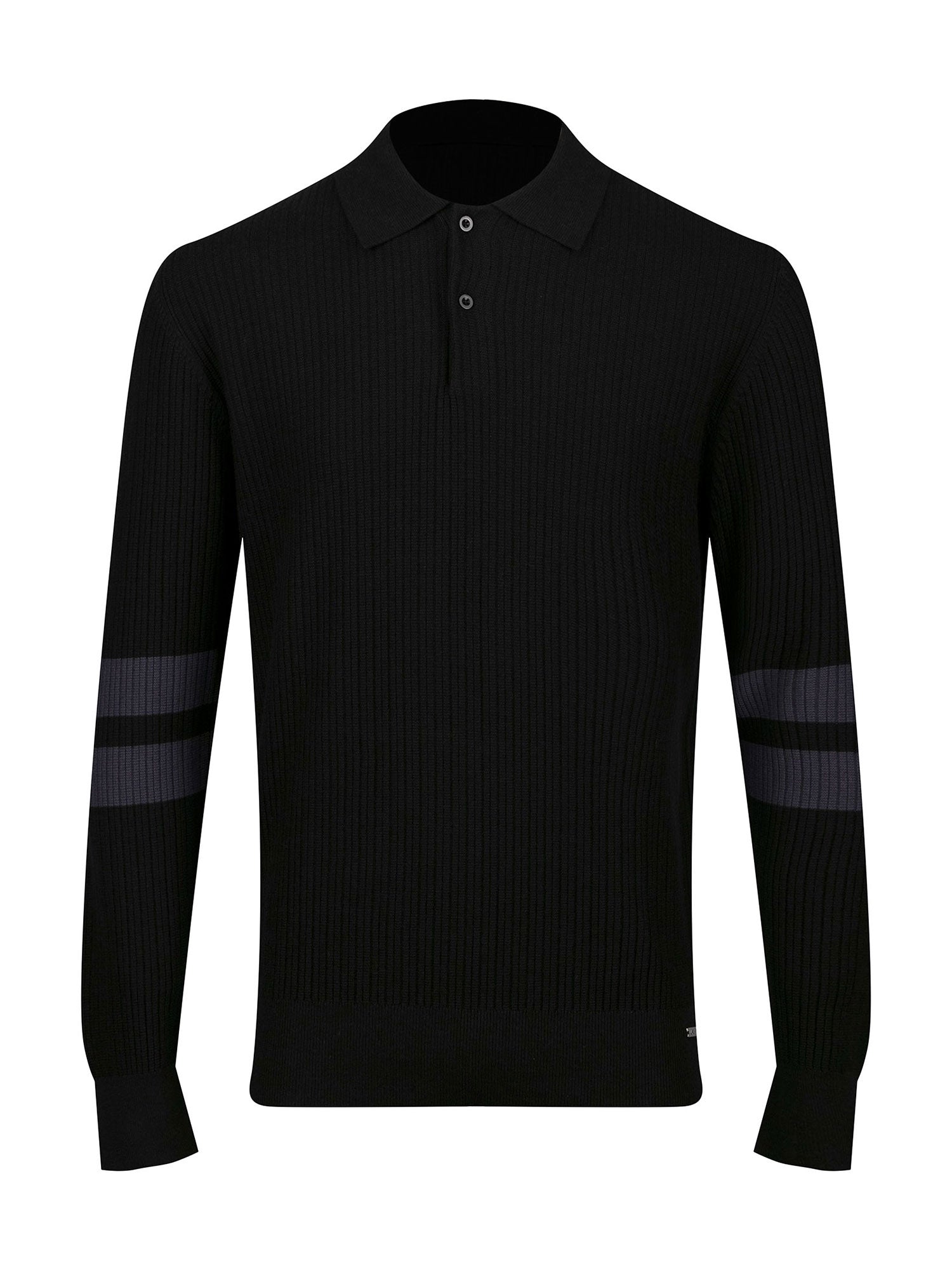 DAWLISH LONG SLEEVE KNITTED POLO