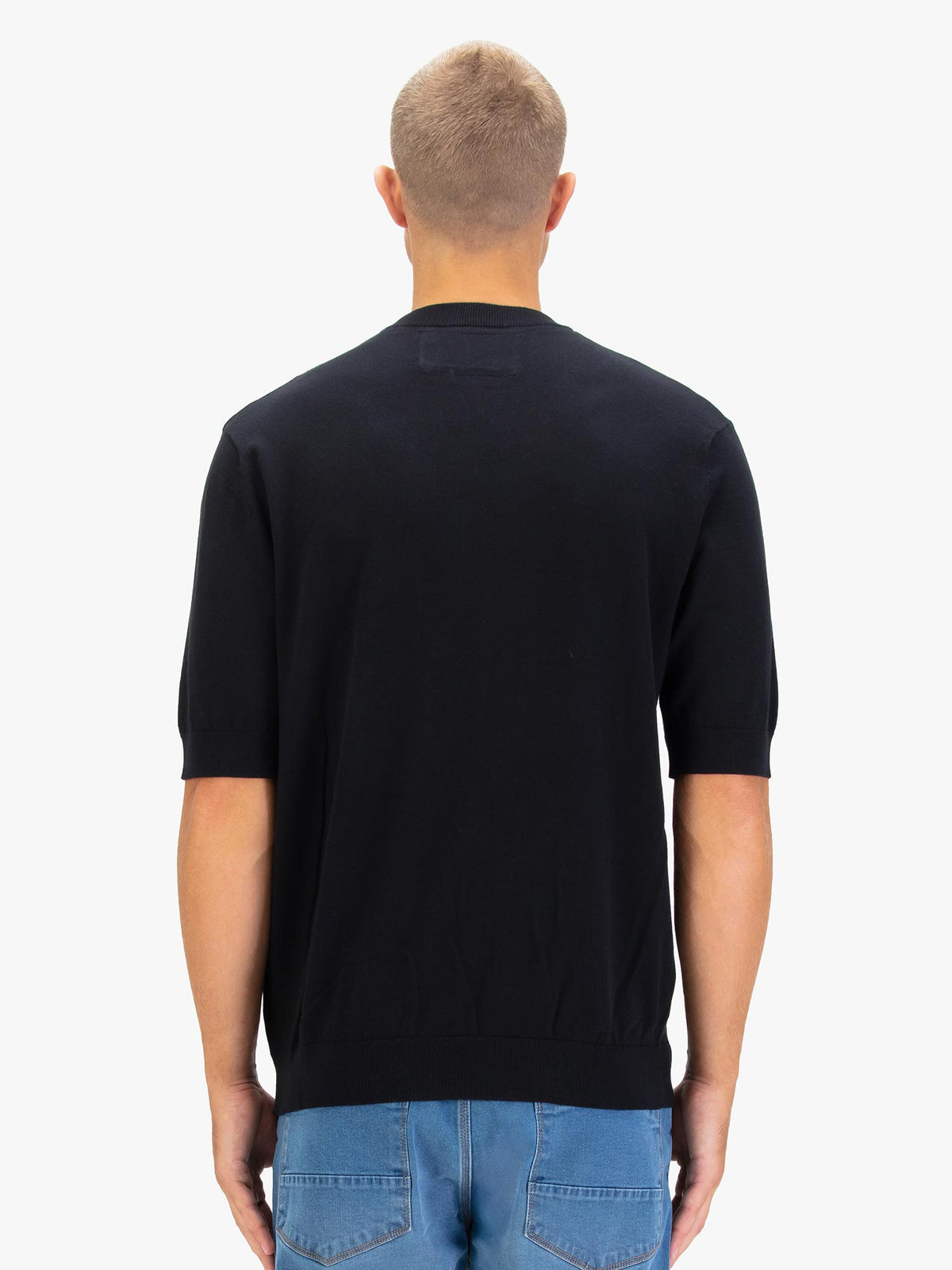 Men's black jumper.