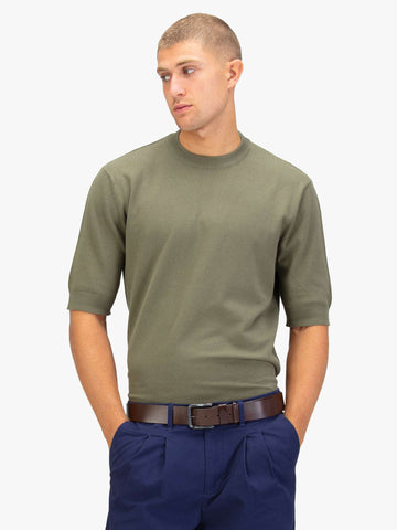 Men's green jumper.