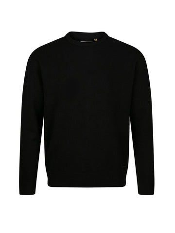 Men's black jumper.