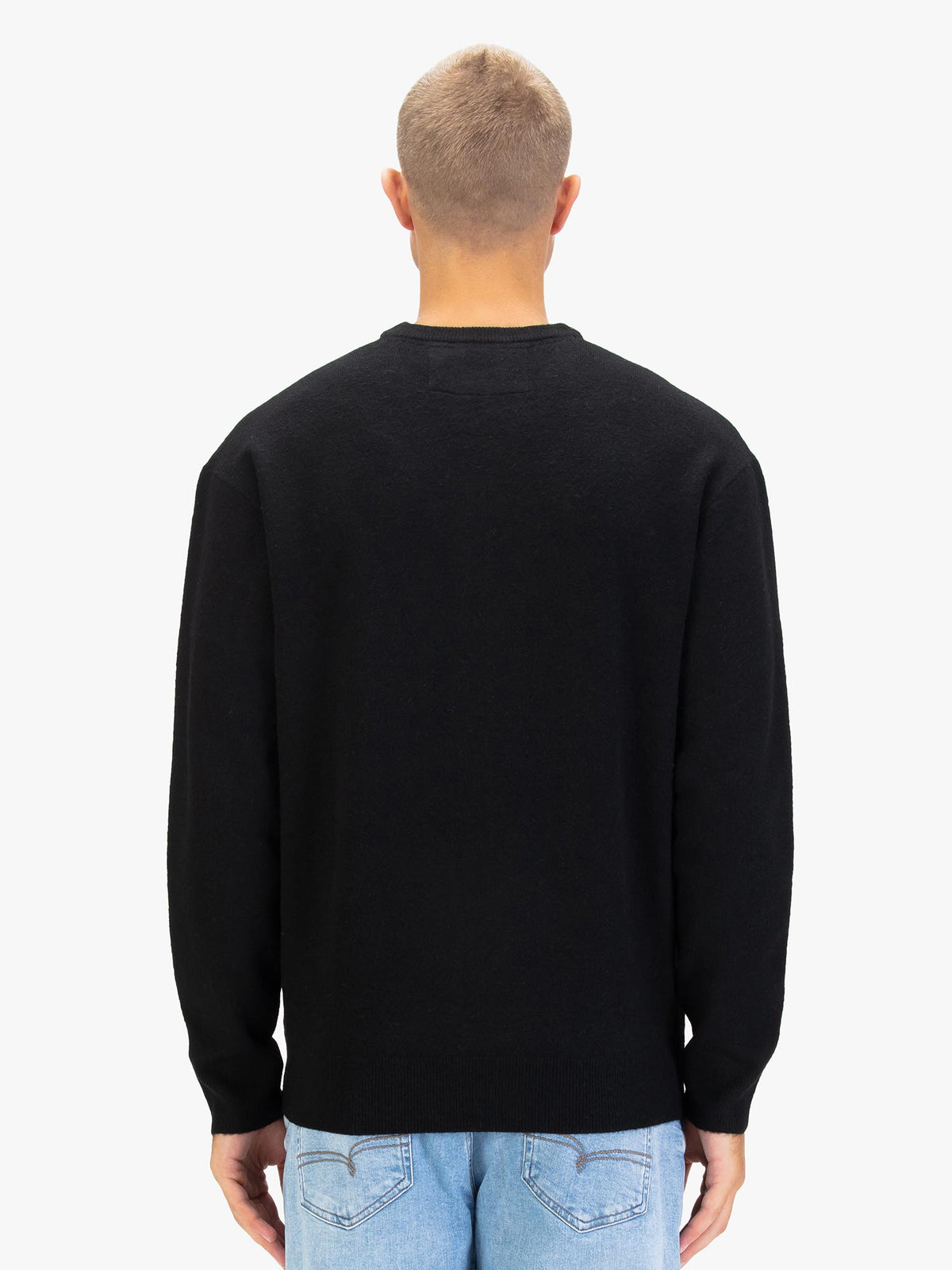 Men's black jumper.