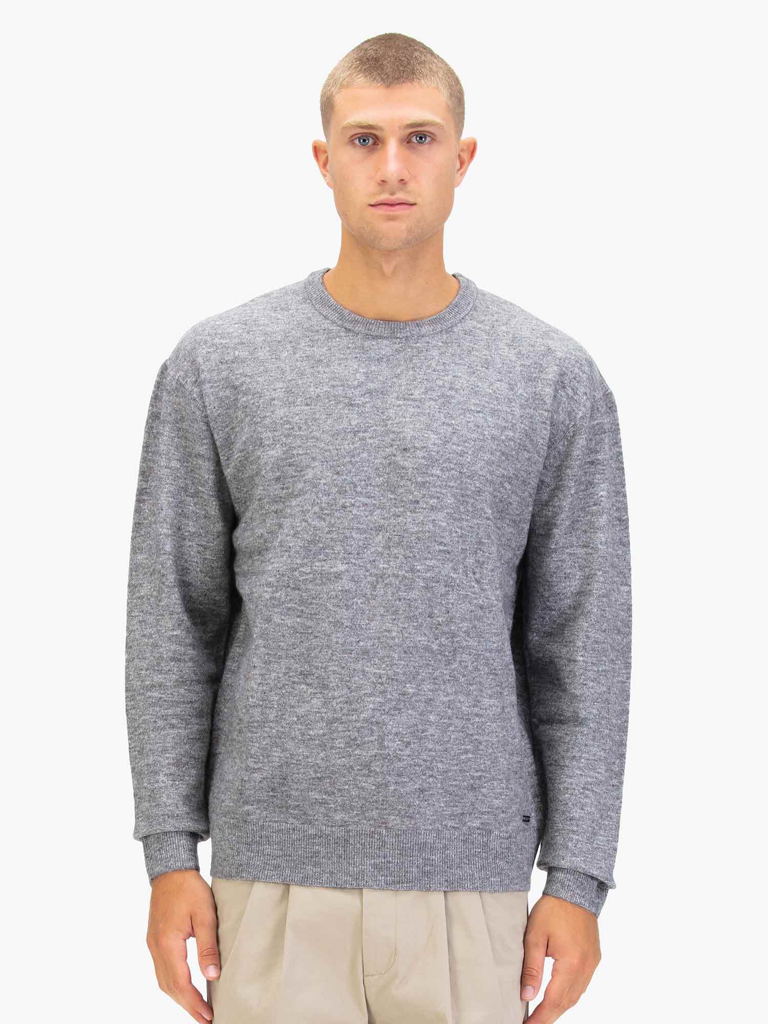 SALCOMBE CREW NECK KNITTED JUMPER