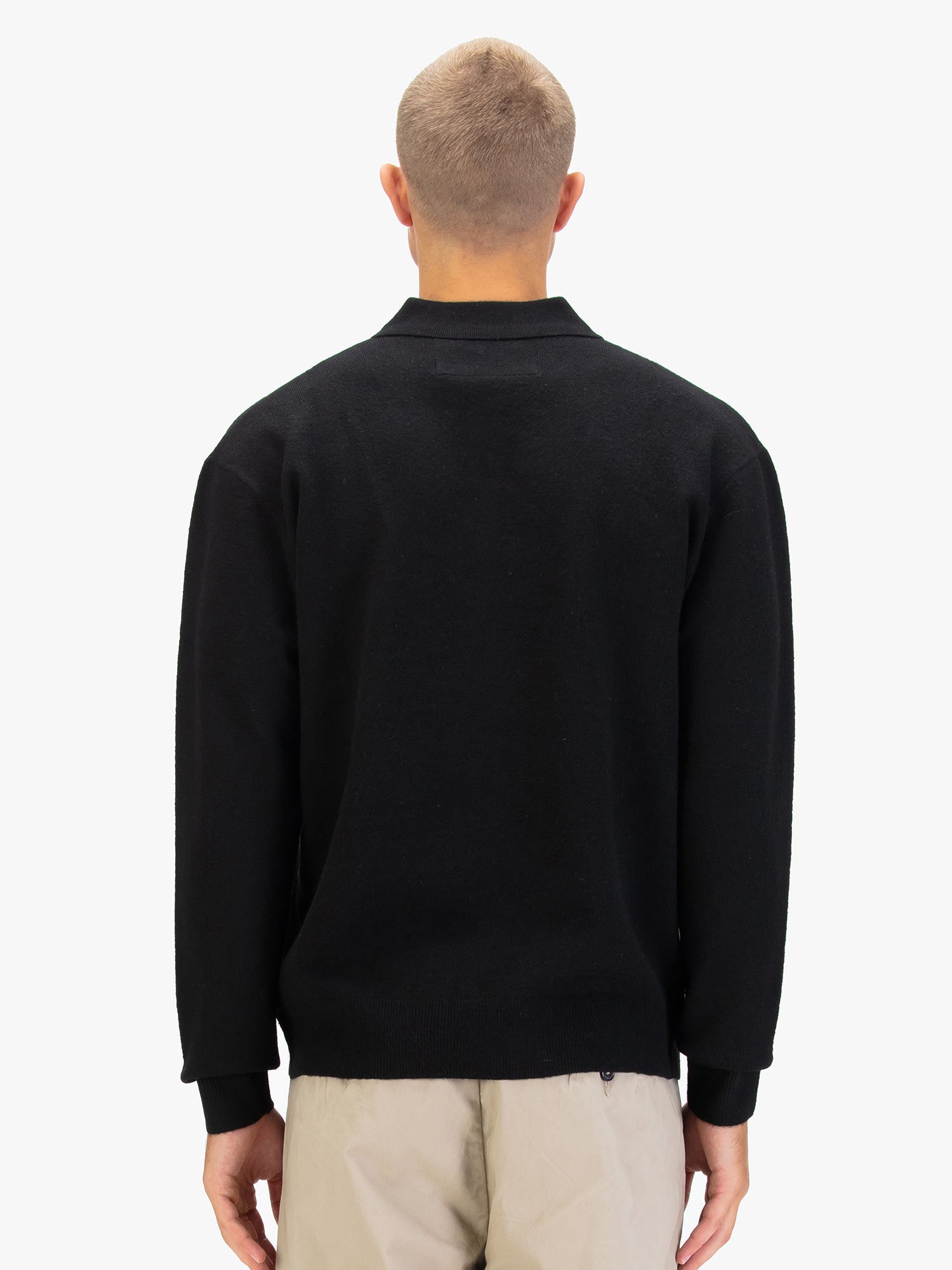 KINGSBRIDGE LONG SLEEVE KNITTED POLO