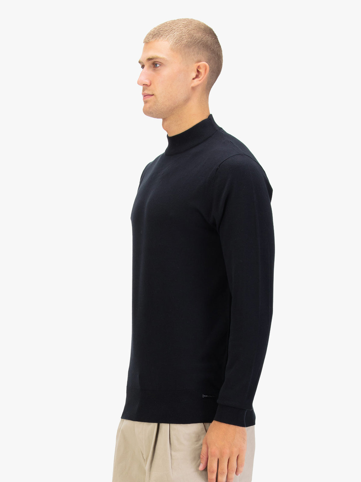 Men's black jumper.