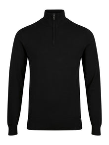  JACOB 1000 1/4 ZIP KNITTED JUMPER