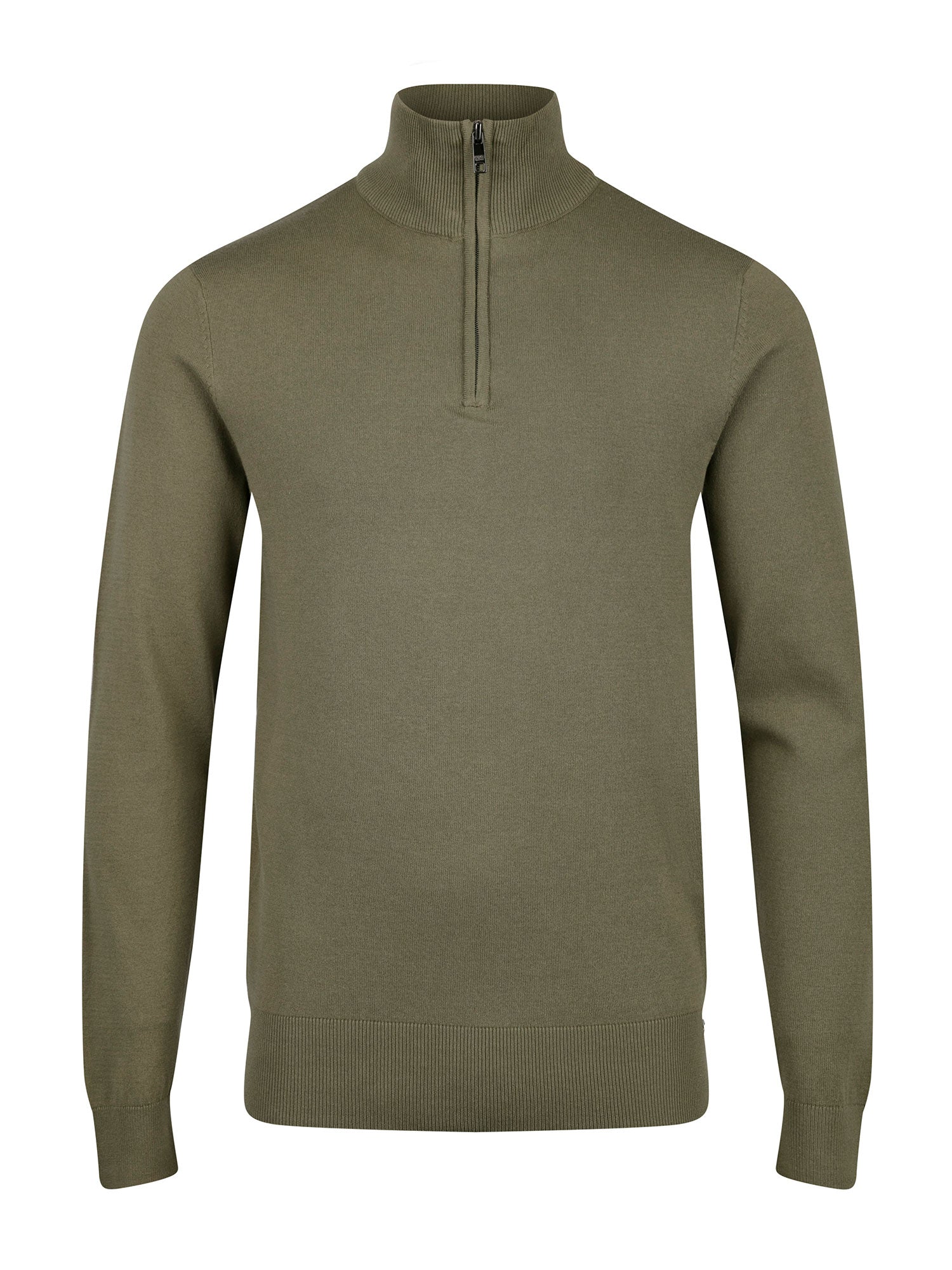 JACOB 1000 1/4 ZIP KNITTED JUMPER