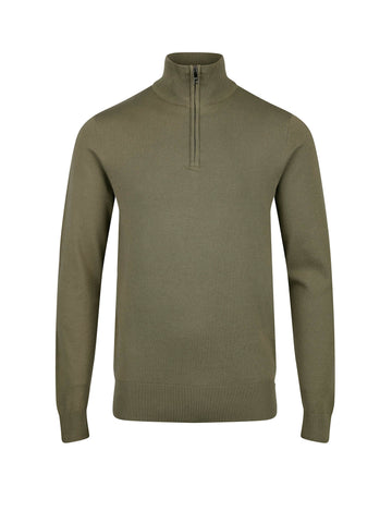 Men's green jumper.