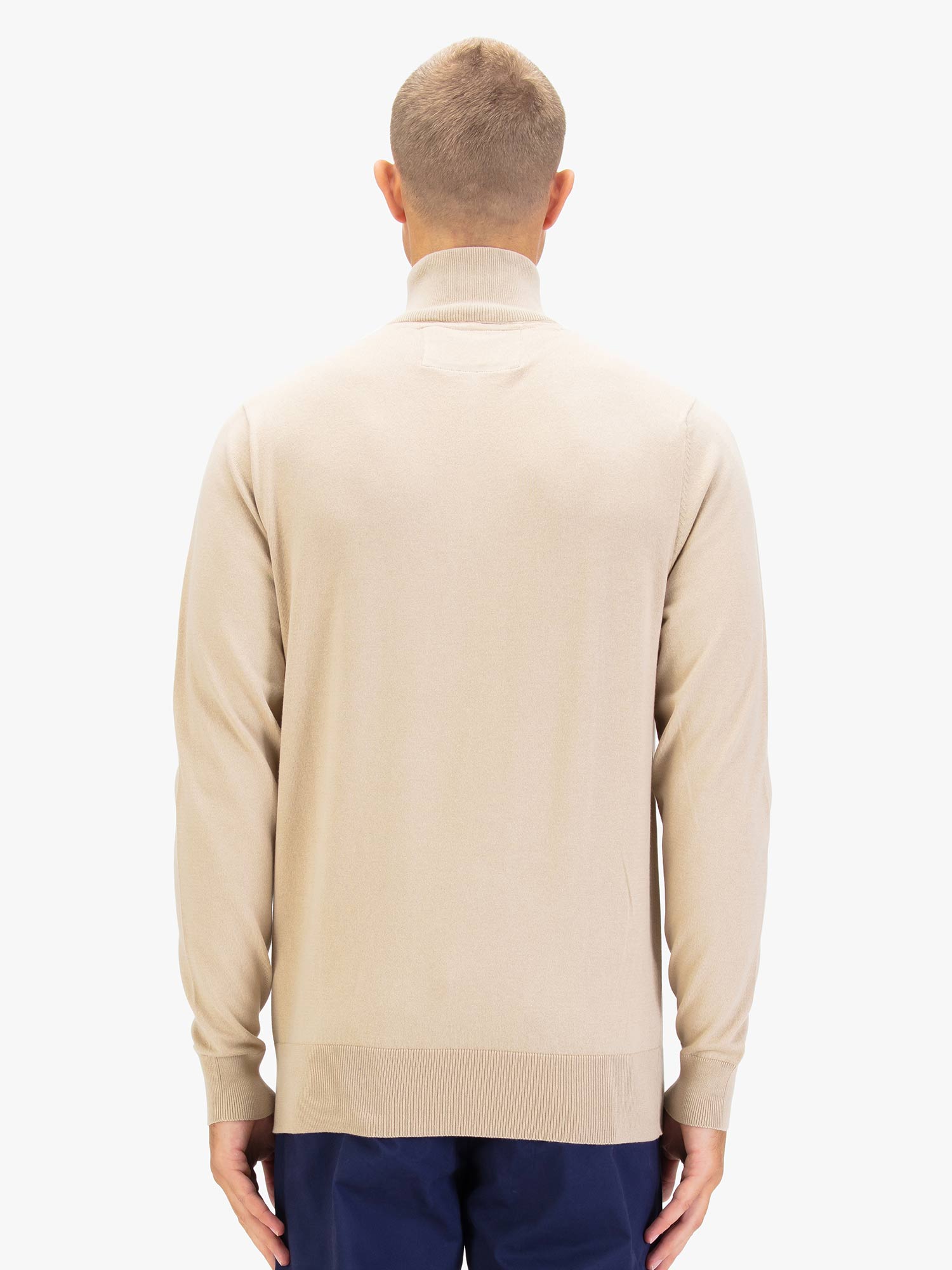 JACOB 1000 1/4 ZIP KNITTED JUMPER