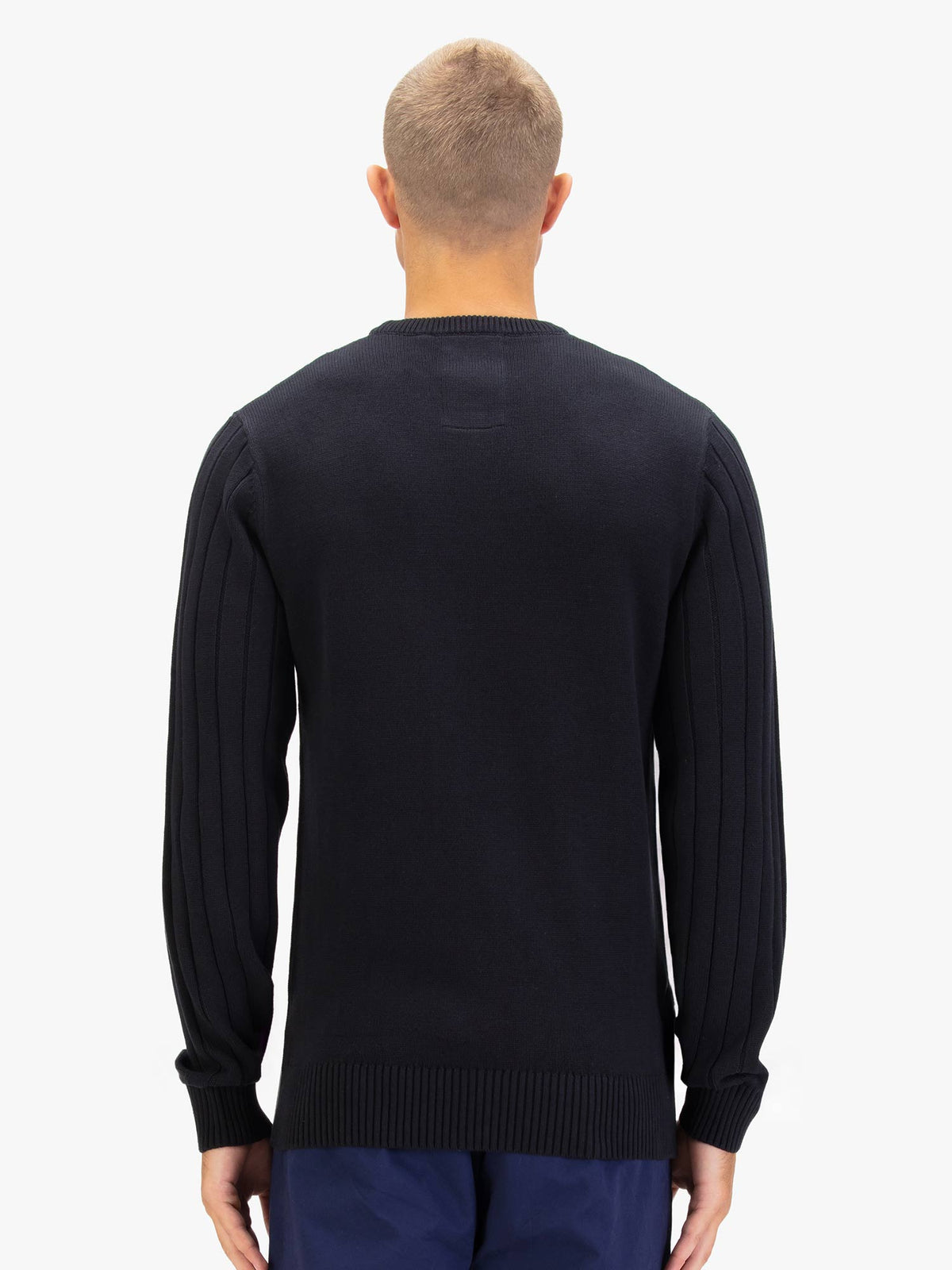 Mitcham Cable Knit Jumper - Black