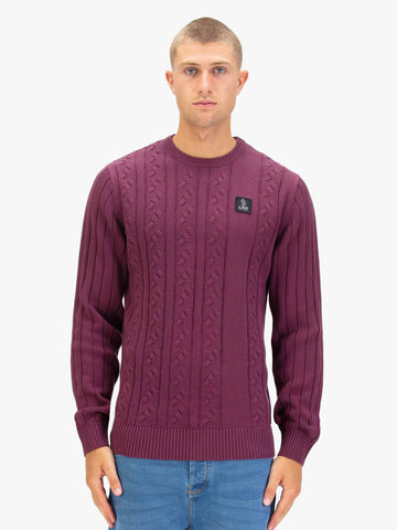 Men's red jumper.