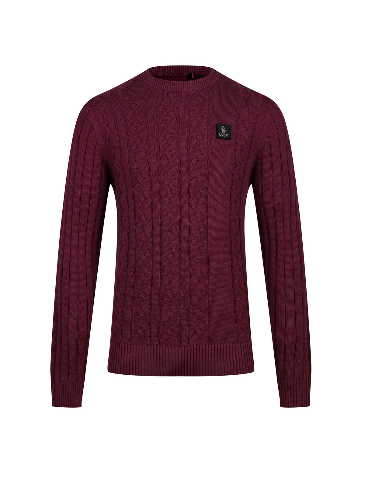 Men's red jumper.
