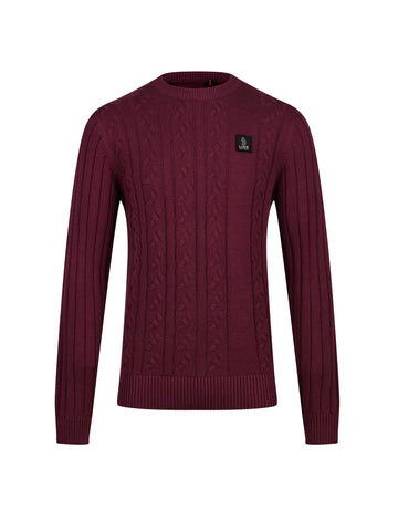 Men's red jumper.