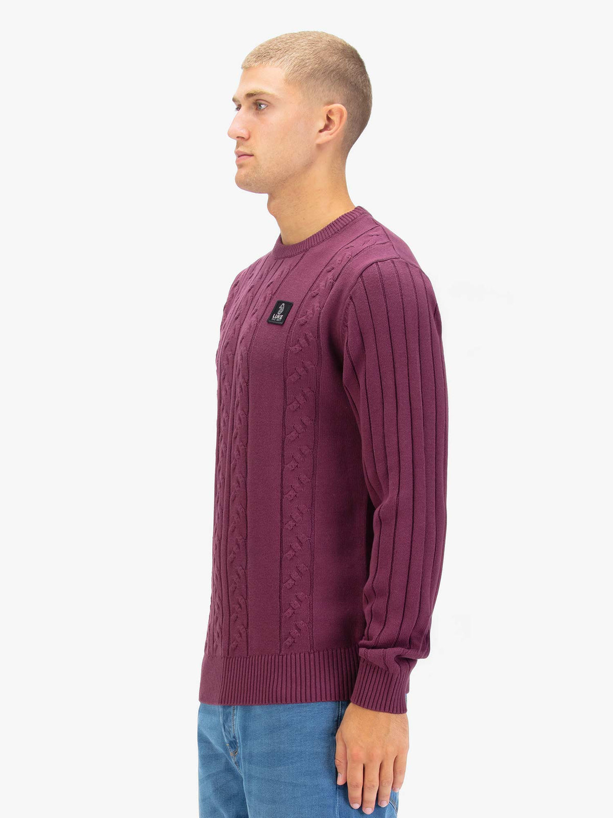 Men's red jumper.