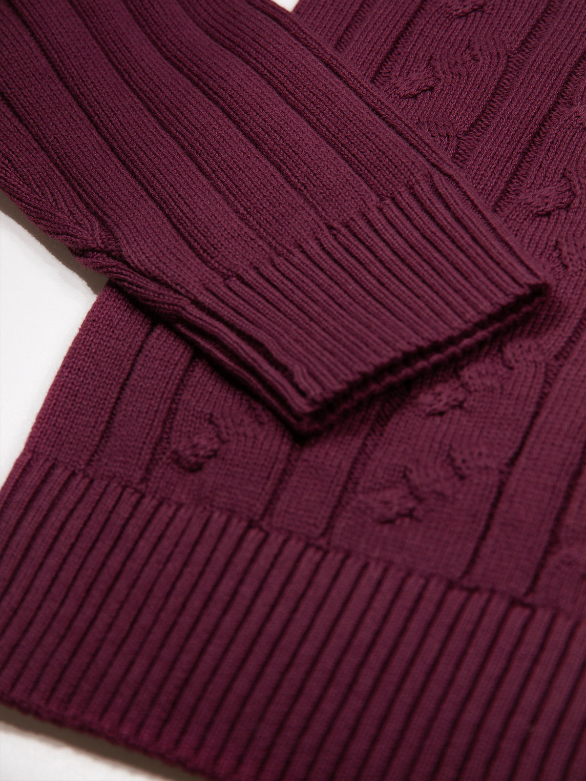Men's red jumper.